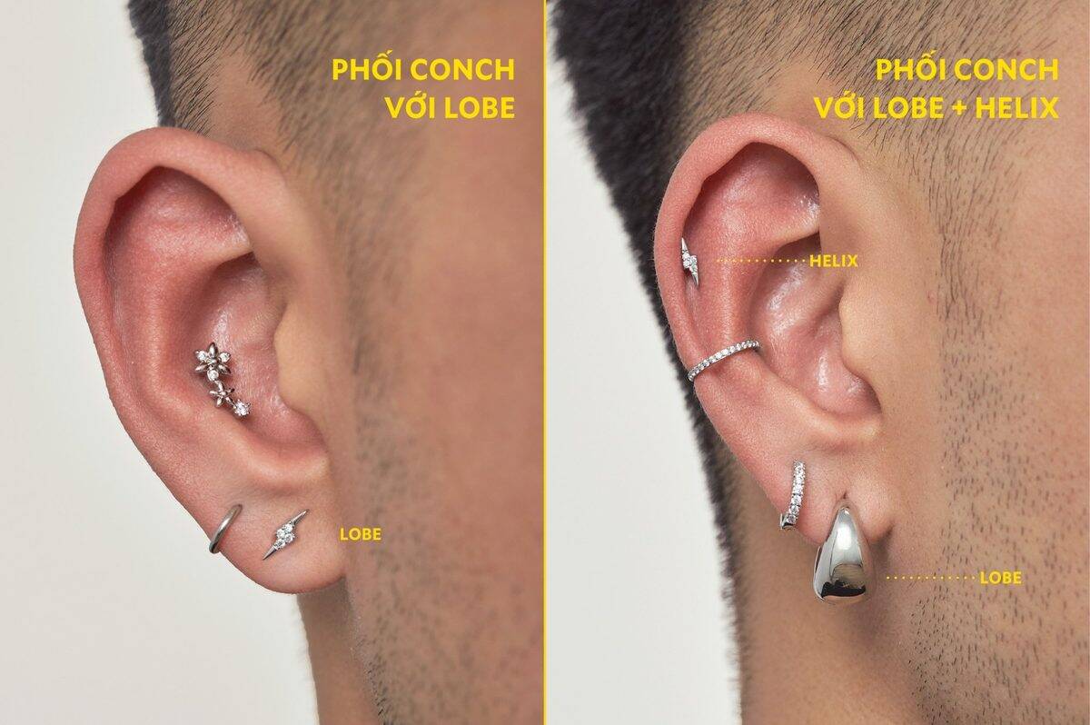 Conch pairing combinations