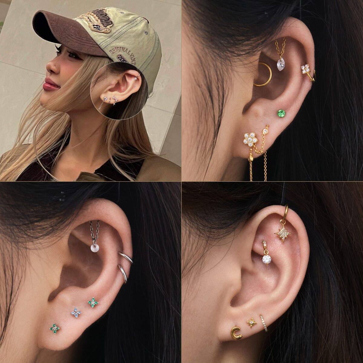 Curated stacking grid