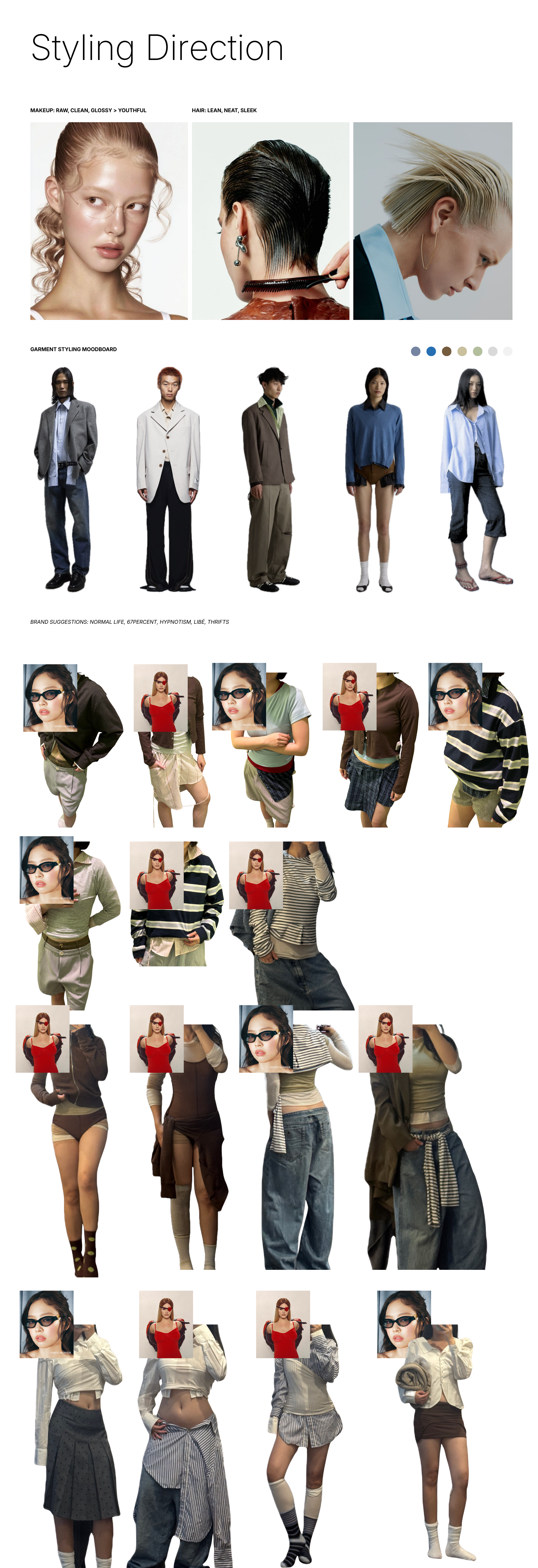 Styling Direction — outfit references and wardrobe pulls