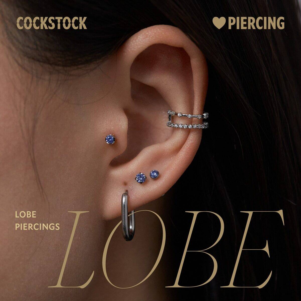COCKSTOCK Lobe Piercings — cover